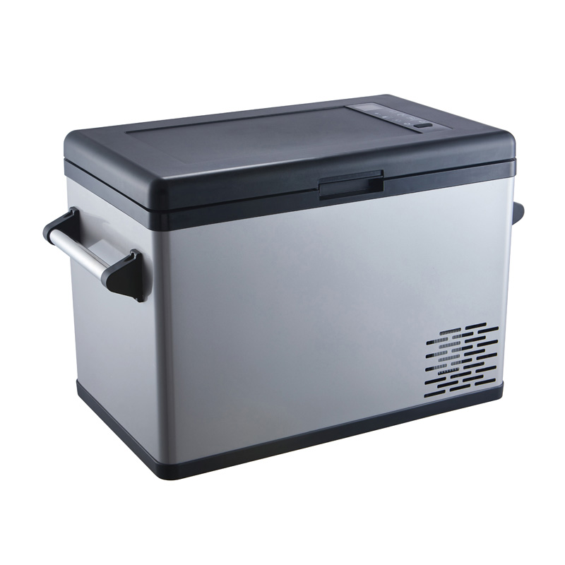 BPR-42W Brevino 12 Volt 42L Portable Refrigerator Freezer Black + Grey