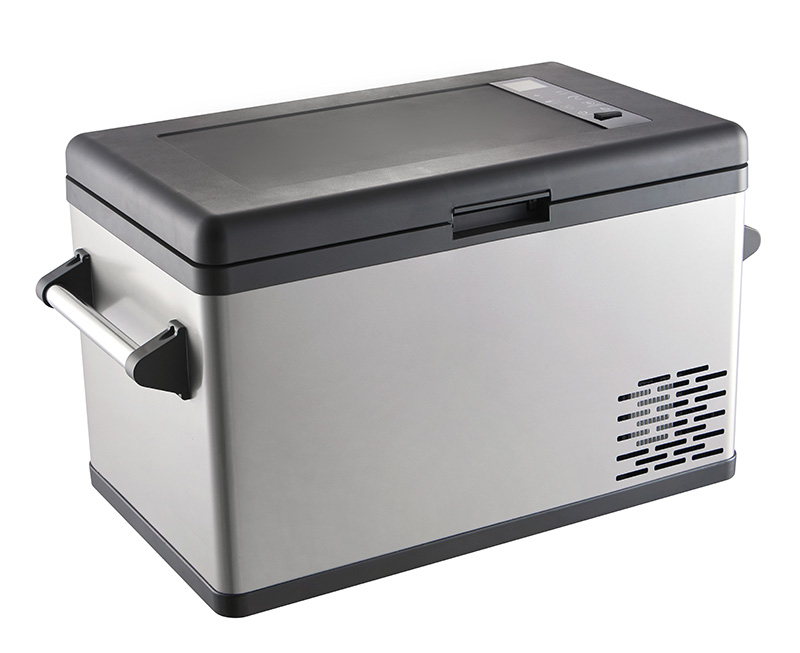 BPR-35W Brevino 12 Volt 35L Portable Refrigerator Freezer Black + Grey